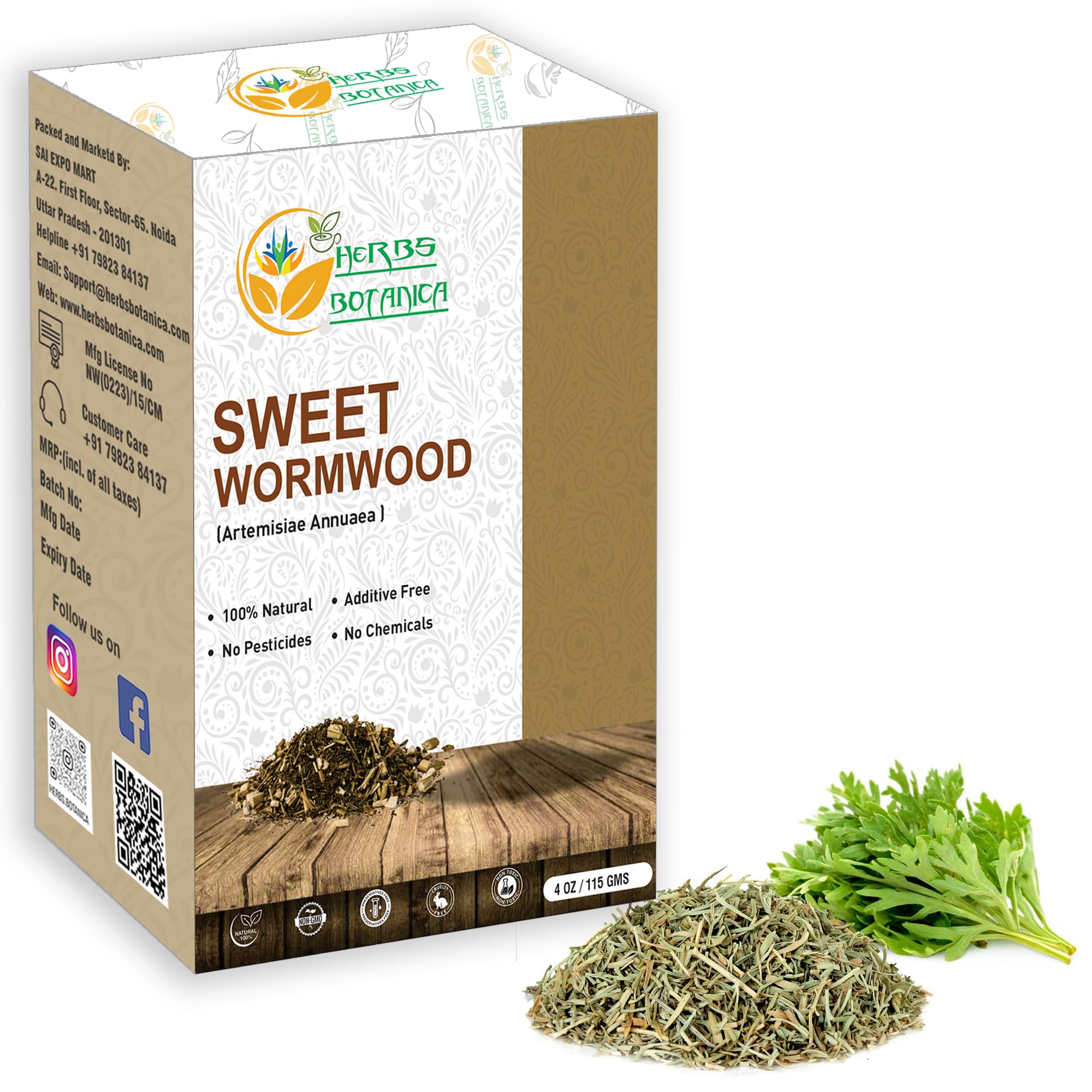 Amazon.com : Herbs Botanica Sweet Wormwood Herb Tea 4oz Pure