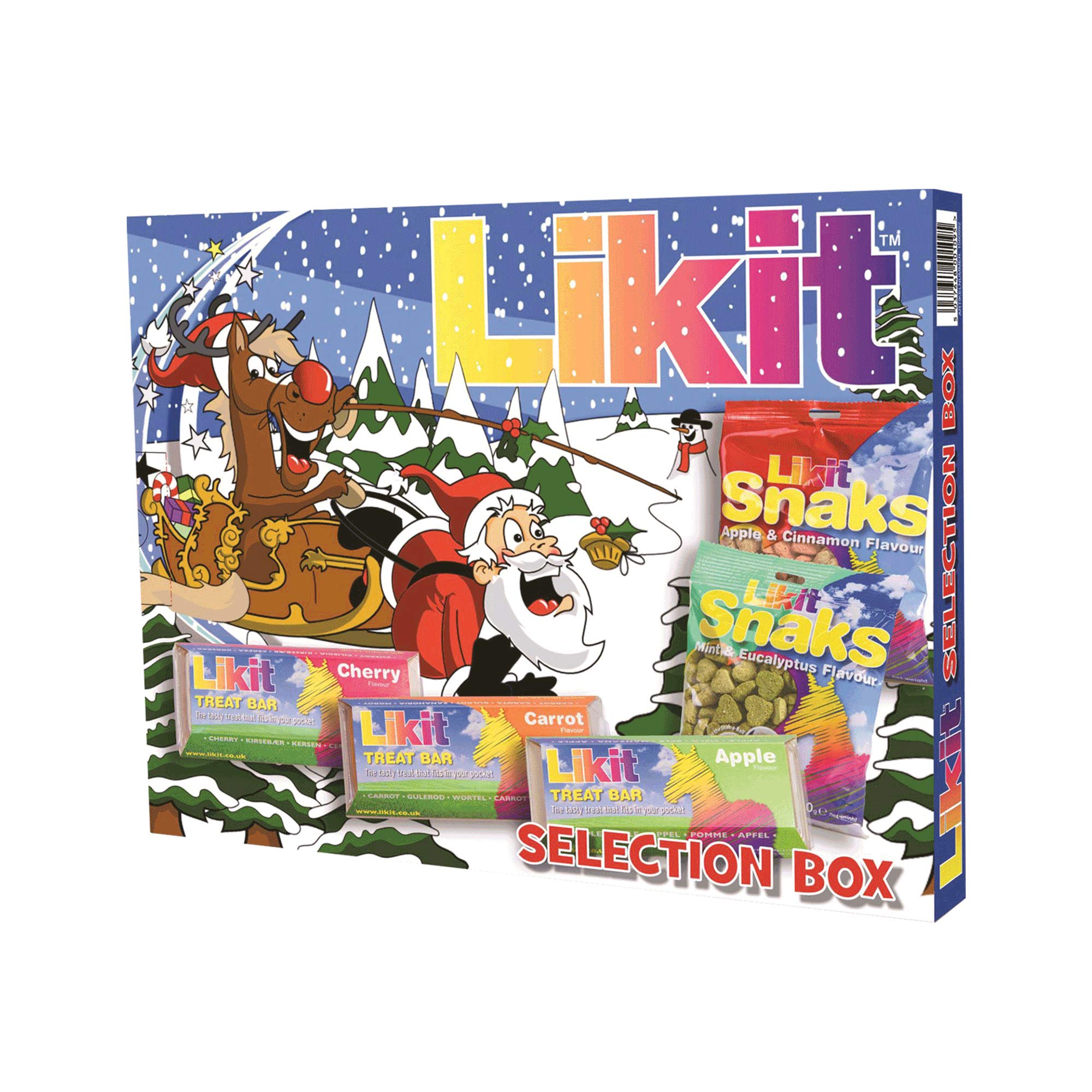 Likit Caja de selección. Contiene 5 golosinas/lamidas, Juego Divertido y competición