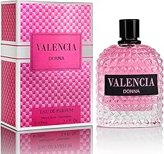 NovoGlow Valencia Donna for Women Eau De Parfum - Amber Floral Jasmine, Bourbon Vanilla & Woods Oriental-Floral Fragrance with a Modern Twist Elegant 100ml Bottle Packed in Paper Box