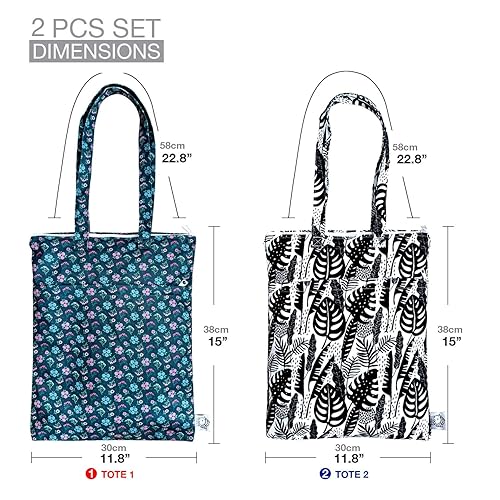 Miniatura 2 de FLOCK THREE Bolso tote impermeable, Fantasía Foral