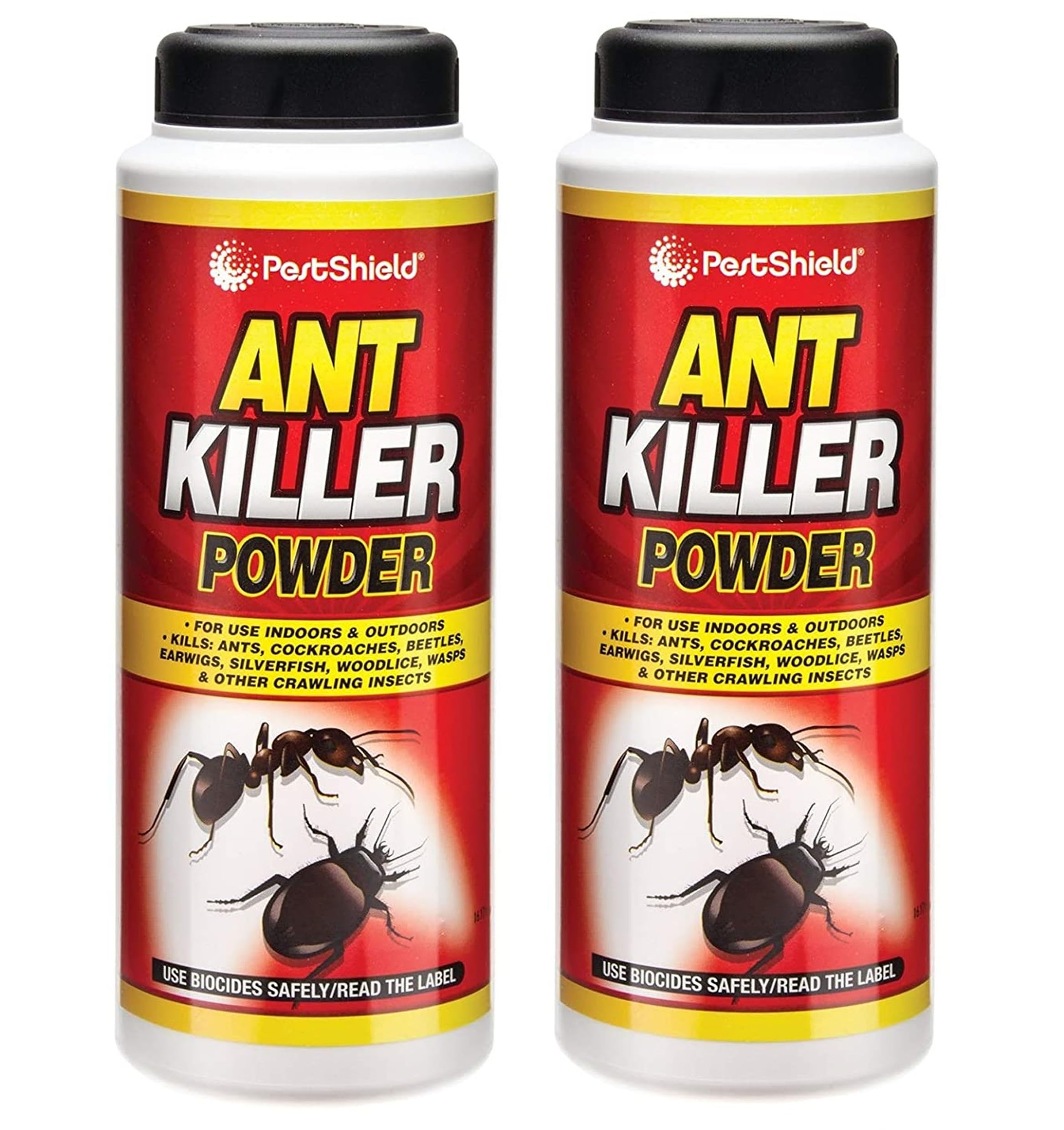 2x Ant Killer Powder for Indoor and Outdoor Use Strongest Ant Killer for Lawns, Home, Garden to Kill Ants, Cockroaches, Woodlice, Earwigs and Crawling Insects