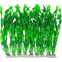 10 Pcs Artificial Aquarium Plants, Plastic Aquatic Plant Decor for Fish Tank, Stream Tank, Aquarium Landscape Decoration 30cmhd-Green