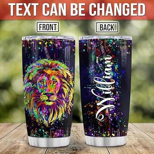 Vista 52 de Wassmin Vaso de caballo personalizado de 20 onzas, 30 onzas con nombre personalizado, acuarela, caballos, regalos ecuestres para mujeres y niñas