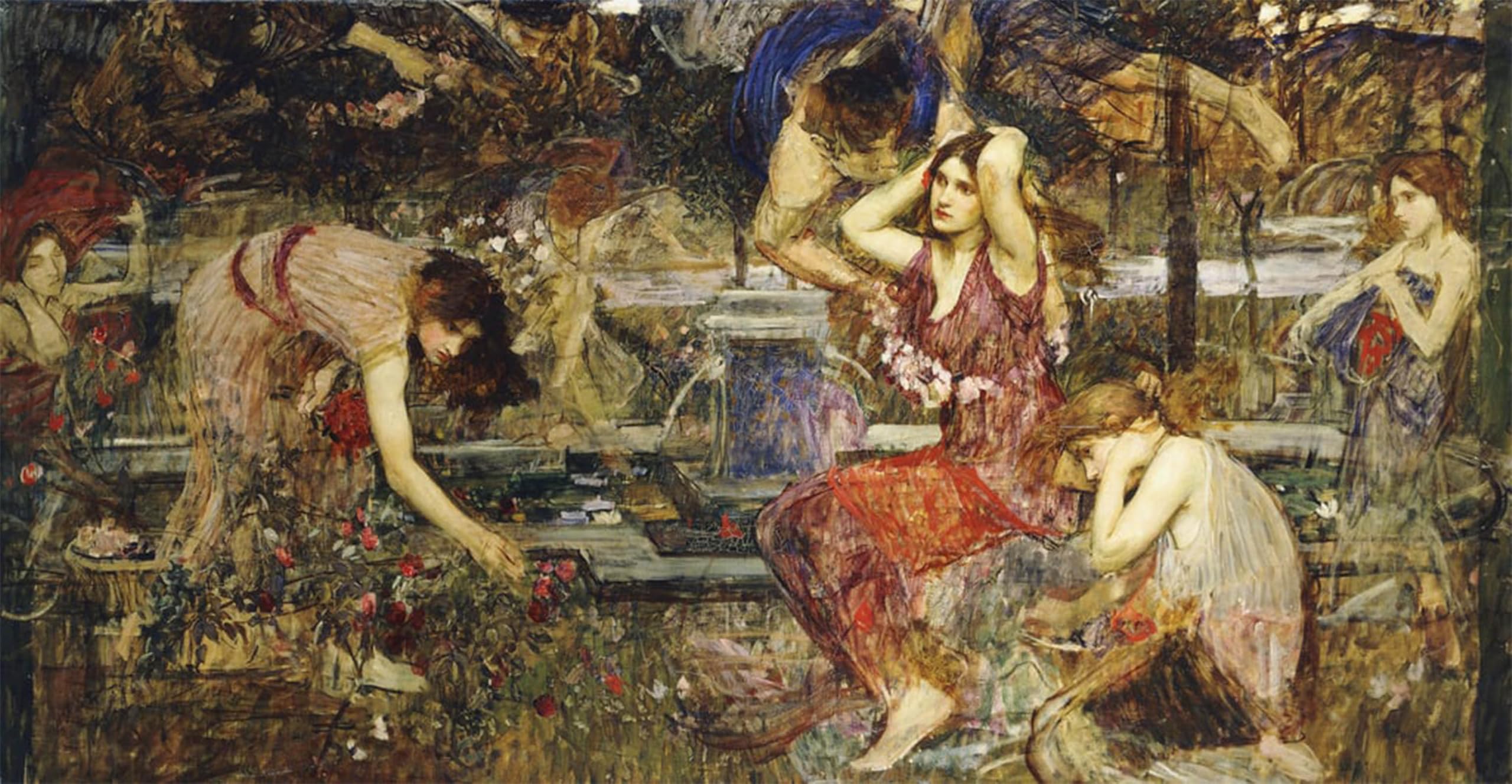 ARTXLXXBN Famous Painting Art Wall Decor Abstract Art Picture Portrait of a Girl by John William Waterhouse Animal Pictures for Home Decor 60x90cm