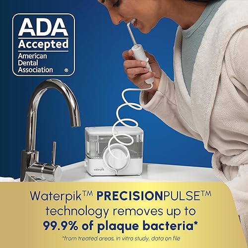 Miniatura 5 de Waterpik ION - Irrigador de agua portátil inalámbrico profesional con 7 puntas de hilo dental y enjuague oral TheraBreath Fresh Breath formulado por