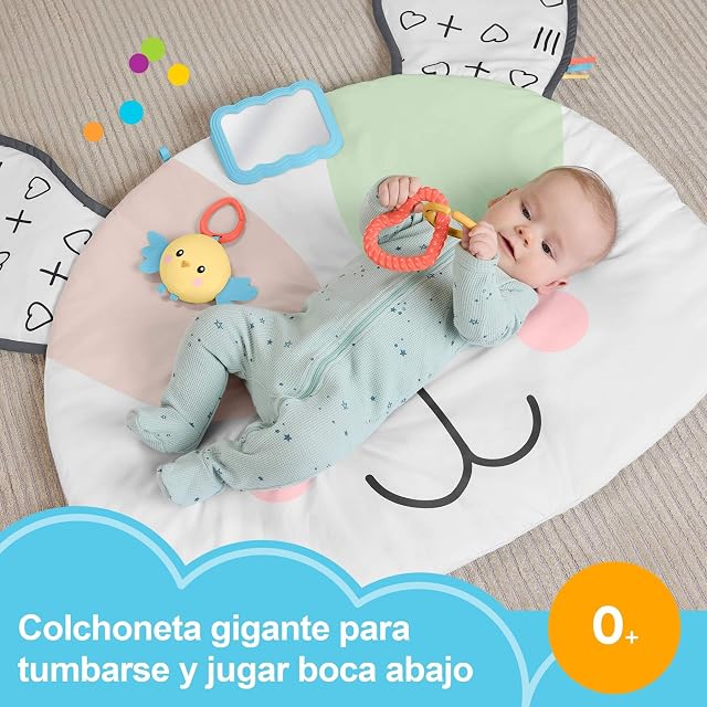 Foto 3 de 7 de Fisher-Price Alfombrilla de Juego Puppy Perfection con Juguetes para bebés, 91x106cm