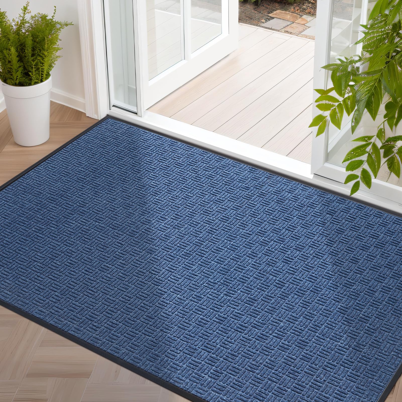 Mibao Gray Doormat - Heavy Duty Outdoor & Indoor Mat -25 Mibao Gray Doormat - Heavy Duty Outdoor & Indoor Mat -25