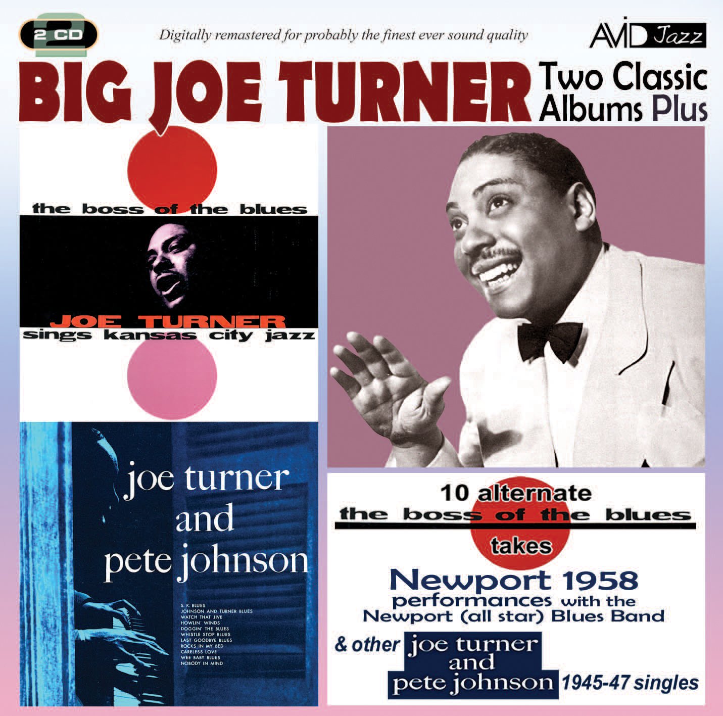 Two Classic Albums Plus Other 1945-47 Singles (The Boss Of The Blues / Joe Turner & Pete Johnson)