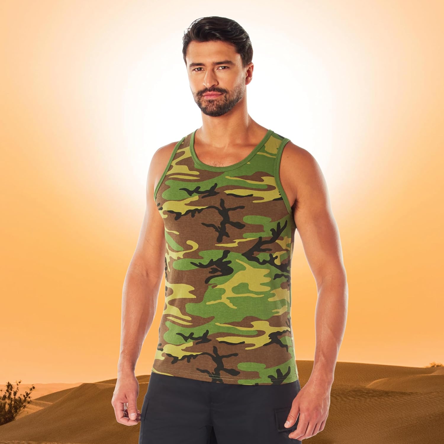 Rothco Tank Top – Workout Muscle Bodybuilding Fitness Training Sleeveless Shirt for Men