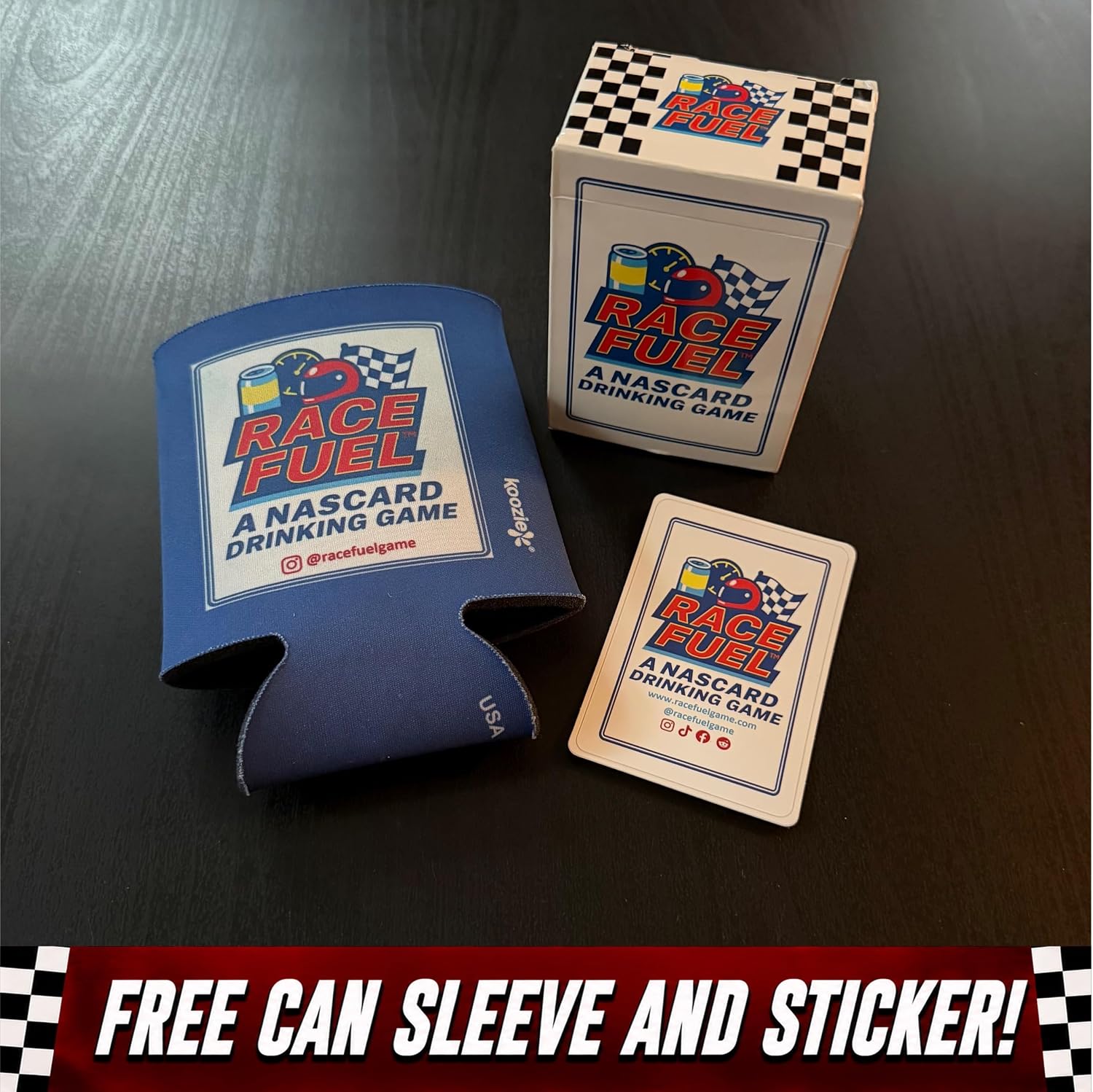 Live NASCARD Drinking Game | Party Game for Race Fans & Watch Parties