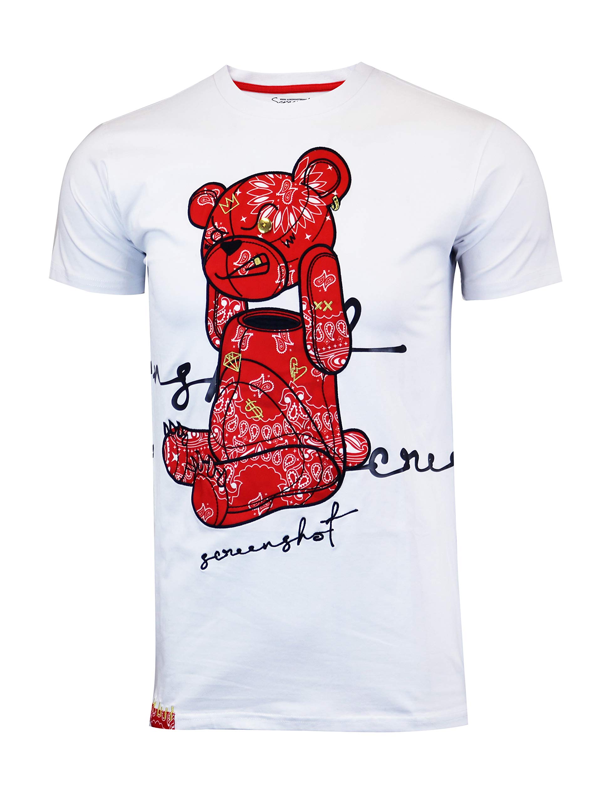 SCREENSHOTMens Hipster Hip-Hop Premium Technique Tees - Stylish Longline Urban Streetwear Latest NYC Fashion T-Shirts