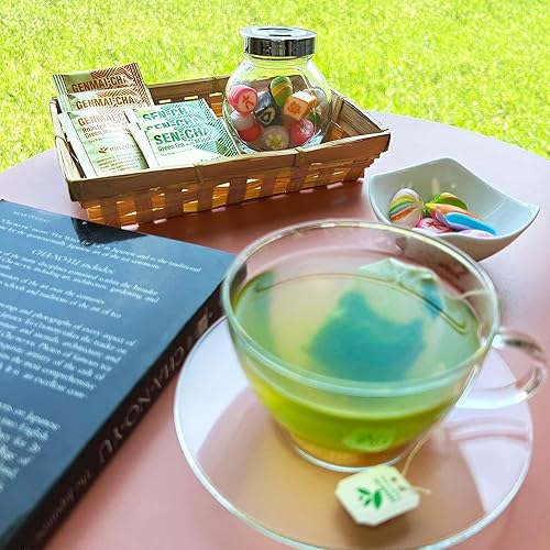 Miniatura 9 de MAEDA-EN Genmai-cha con arroz tostado matcha y verde 100 bolsas de té en polvo de origen japonés hojas de té verde envueltas individualmente 18554 1