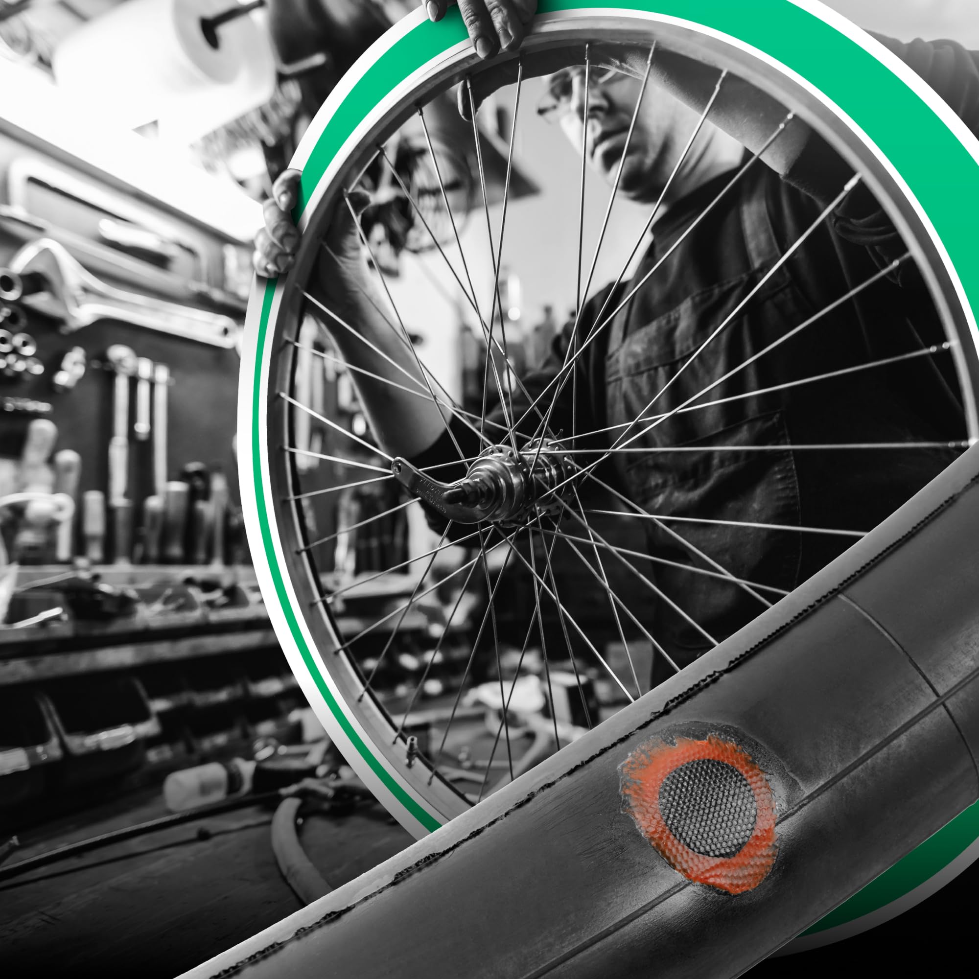 Colla per Toppe Camere d'Aria (x5) - Adesione Rapida e Duratura - 5g Vulcanizzante - Per Riparazione di Camere d'Aria di Biciclette, Auto, Tagliaerba - MOOVMOOV