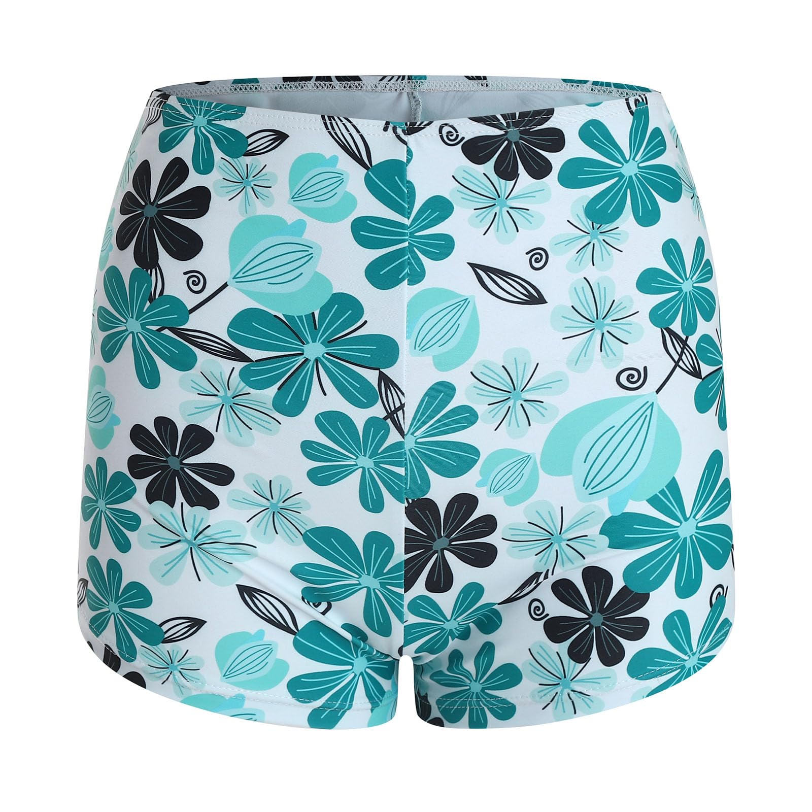 Bañadores Mujer 2 Piezas Tankini Cuello en U Conjunto Bikini Push Up Reductor Barriga Playa Verano