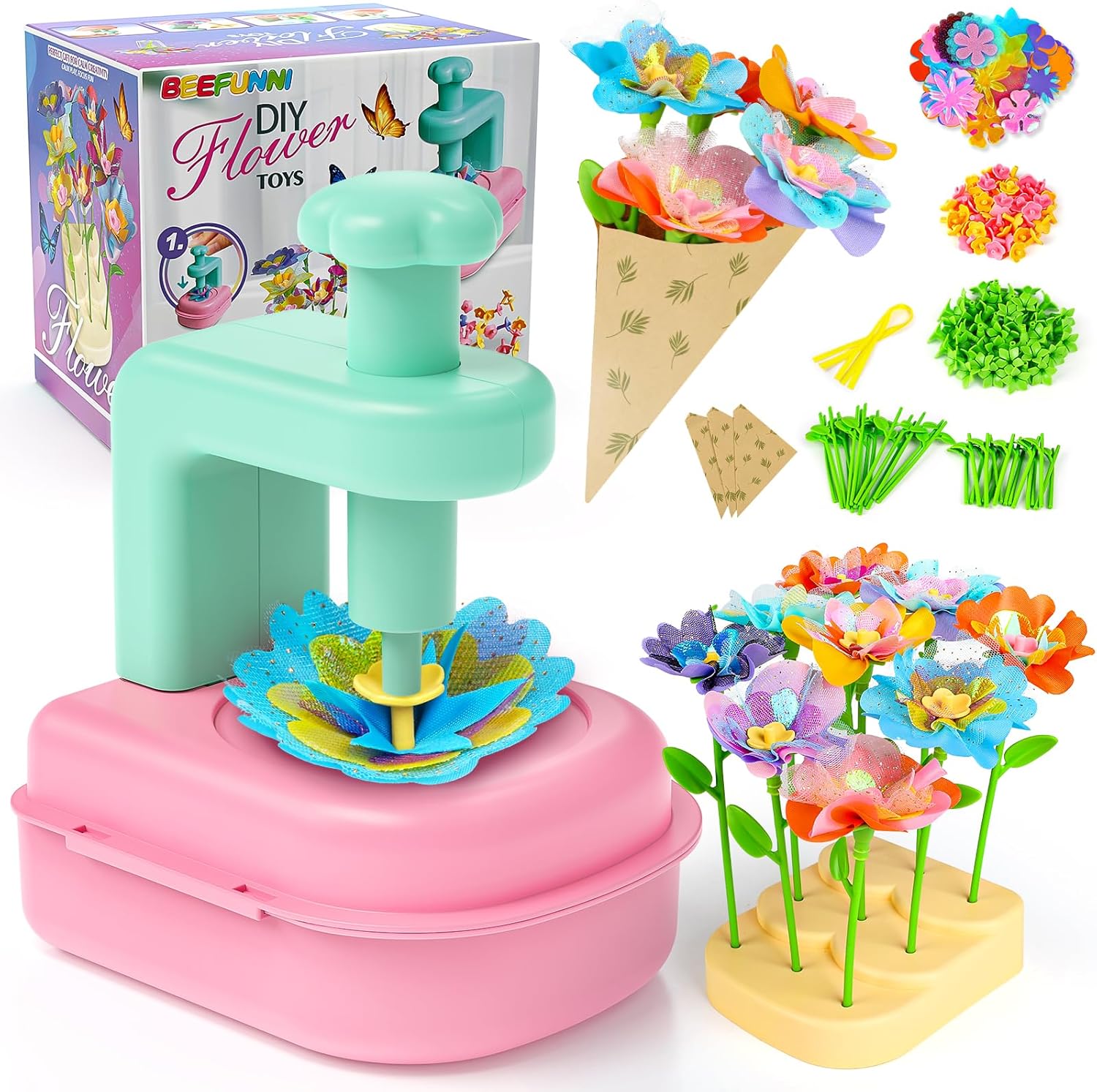 Unleash Creativity: Review of Beefunni Flower Bouquet Craft Kits for Kids!