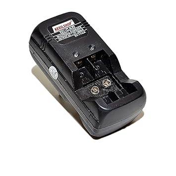 KEBILSHOP Multicell Charger for AA or 9 Volt Rechargeable Cell/Batteries.
