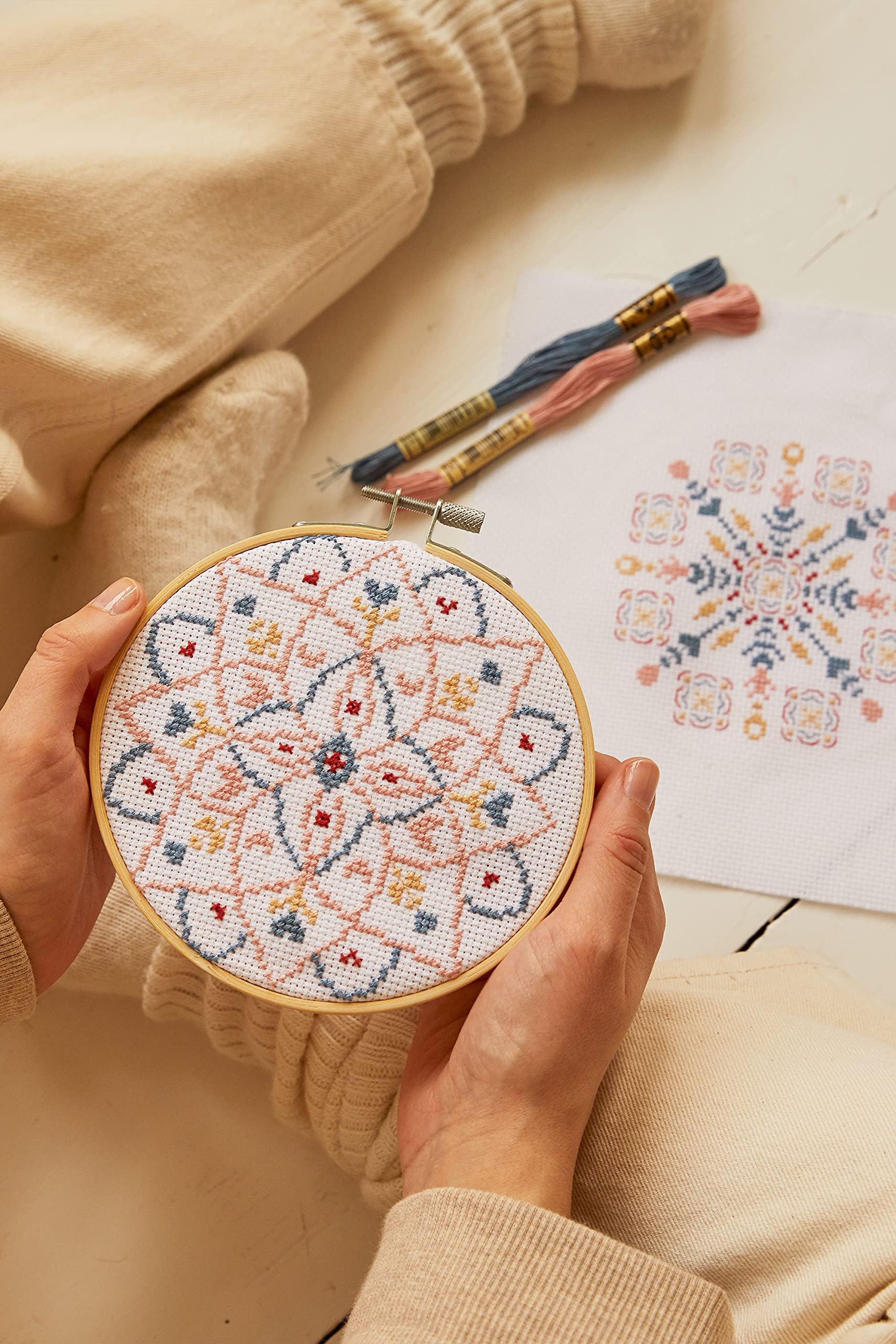 dmc-mindful-making-meditative-mandala-cross-stitch-duo-kit-various