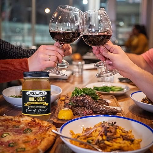 Miniatura 6 de Cackalacky Bold Gold - Trío de salsa de 16 onzas, paquete de 3 frascos, a base de mostaza, especias secretas, parrilla y salsa de adobo para