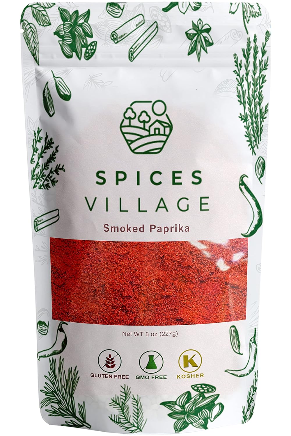 Spices Village Smoked Paprika Powder (8 oz), All Natural