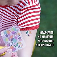 Vista 3 de Quitch Parche para aliviar la picazón por picadura de mosquitos, tratamiento de picadura de insectos, alternativa a la crema antipicazón, alivio