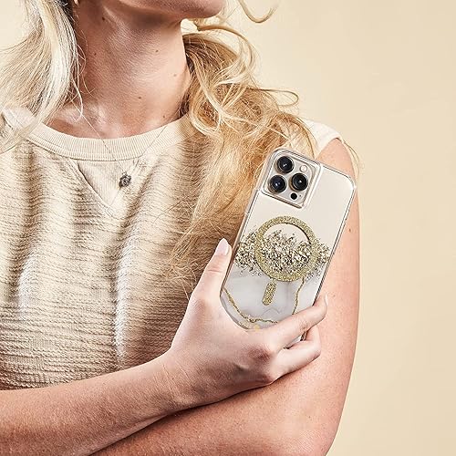 Miniatura 8 de Case-Mate - Karat Marble - Funda MAGSAFE para iPhone 13 Pro Max - Compatible con accesorios MAGSAFE y carga - Protección contra caídas de 10 pies -