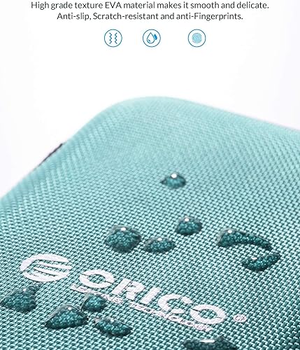 Miniatura 5 de ORICO Estuche para disco duro de 2.5 pulgadas, bolsa de transporte de almacenamiento externo, impermeable, a prueba de golpes, con tamaño interior