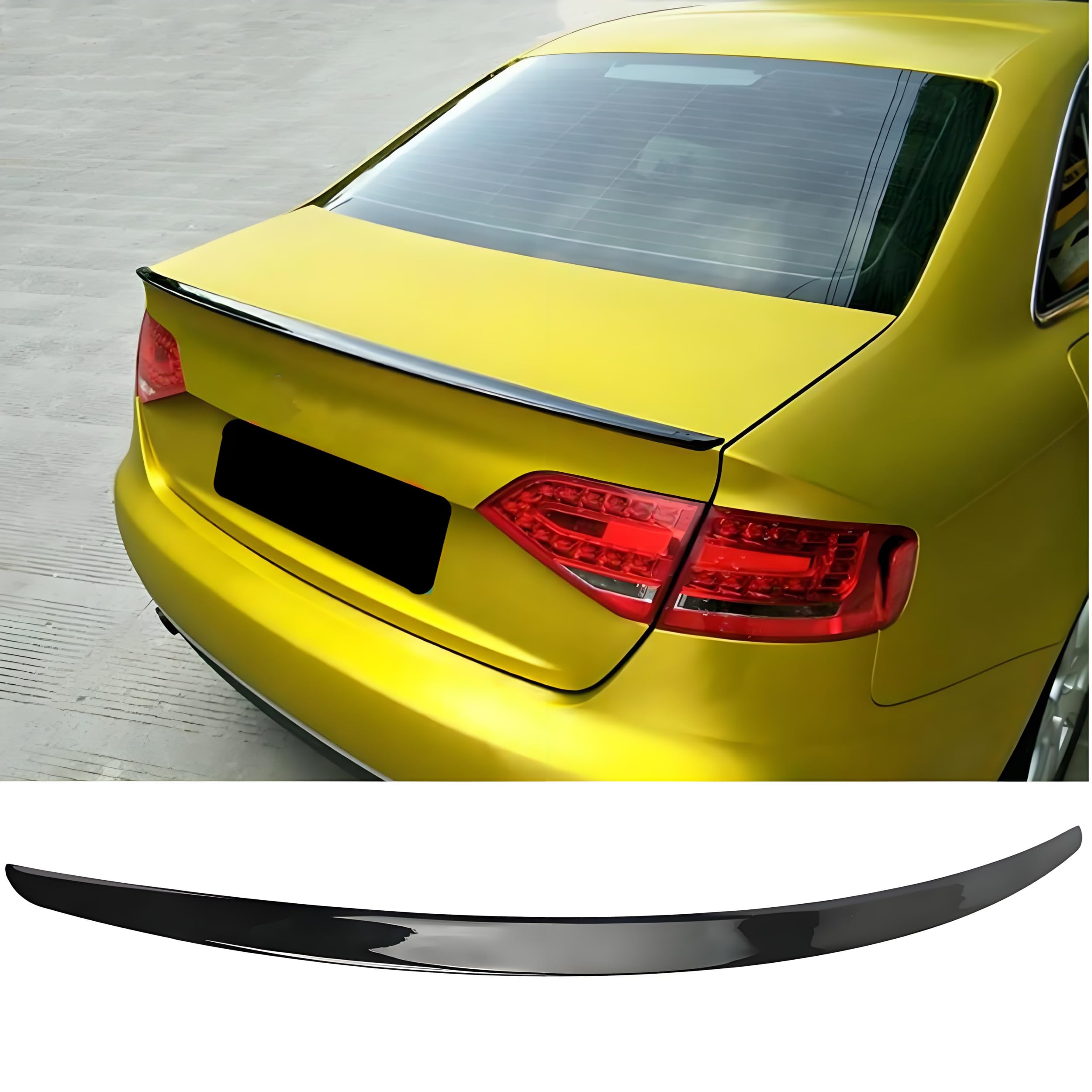 Rear Trunk Spoiler Lip Wing Fit for Audi A4 B8 B8.5 Sport/Quattro/Technik/Trendy/ 2009-2016 Sedan Accessories