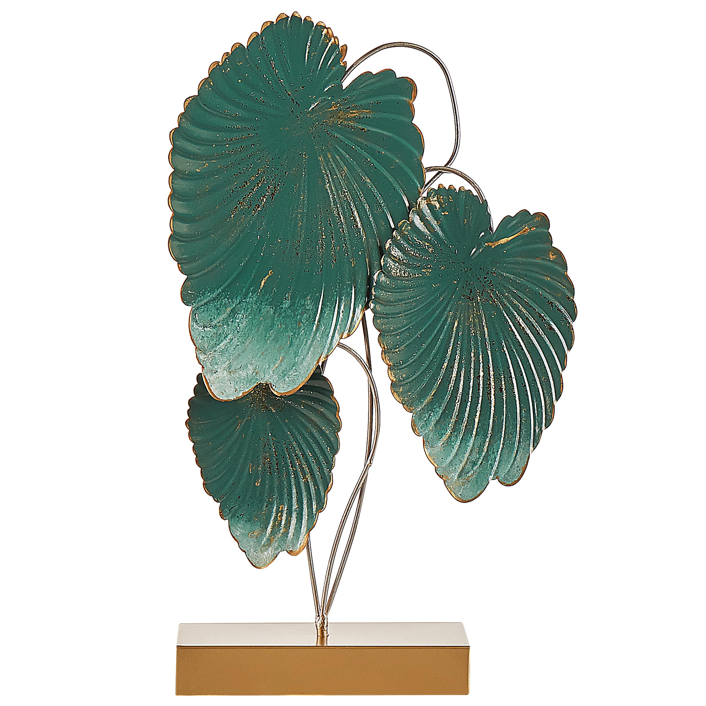 Figurine Décorative Style Moderne et Boho en Acier Brillant 44 cm 1 kg Fait Main Sodium