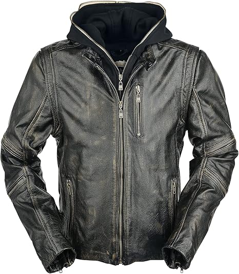 suicide squad killer croc lederjacke schwarz