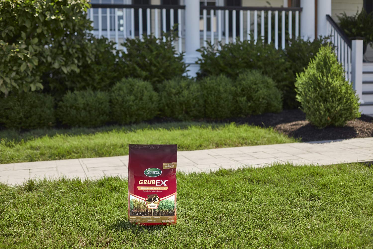 Scotts GrubEx1 Season Long Grub Killer - Kills and Prevents for Up to 4 Months, Treats 10,000 sq. ft. (2-Pack)
