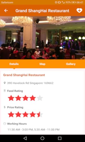 Restaurant and Hotels Finder