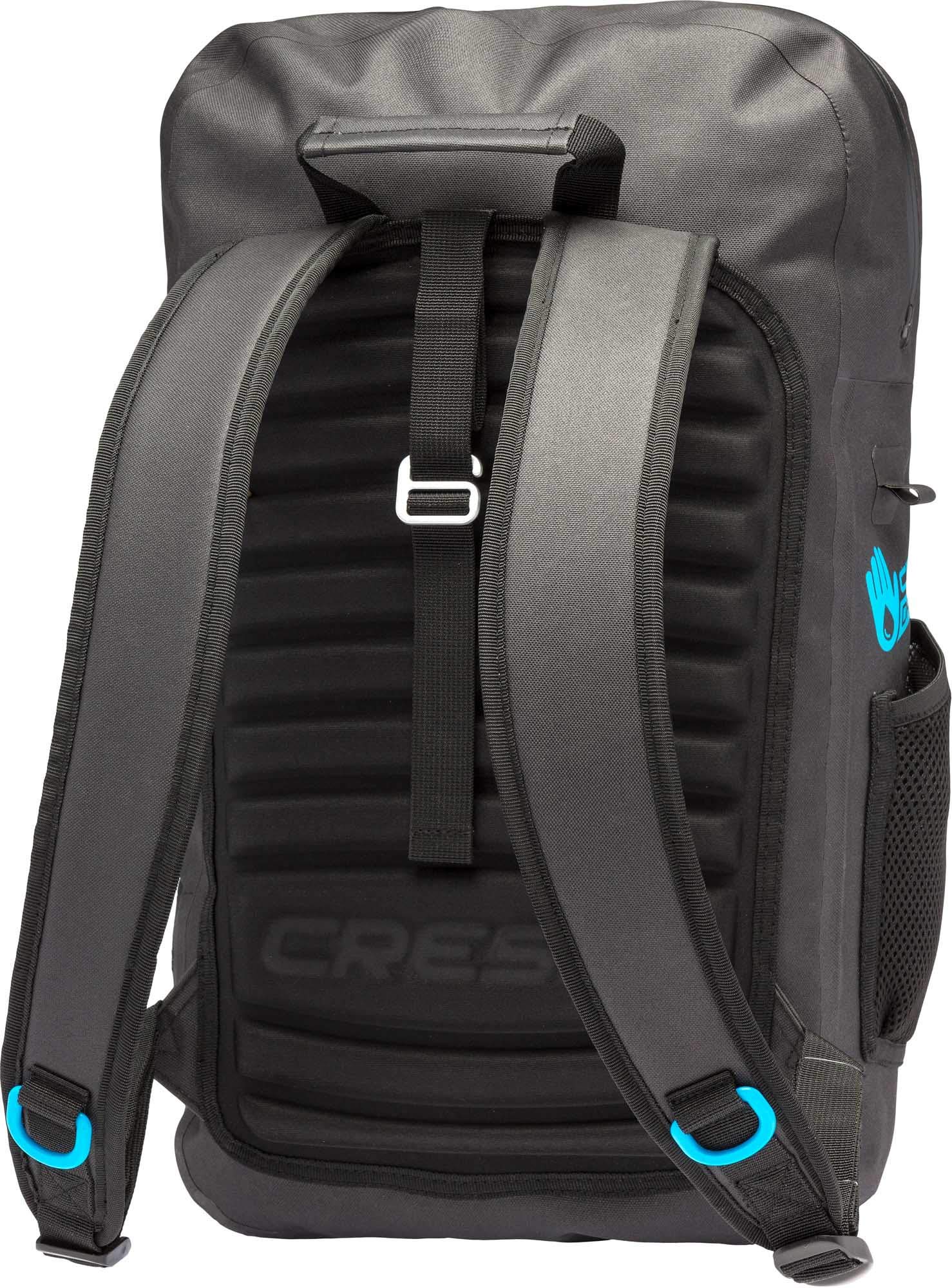 Cressi Fishbone Dry Backpack Black/Light Blue