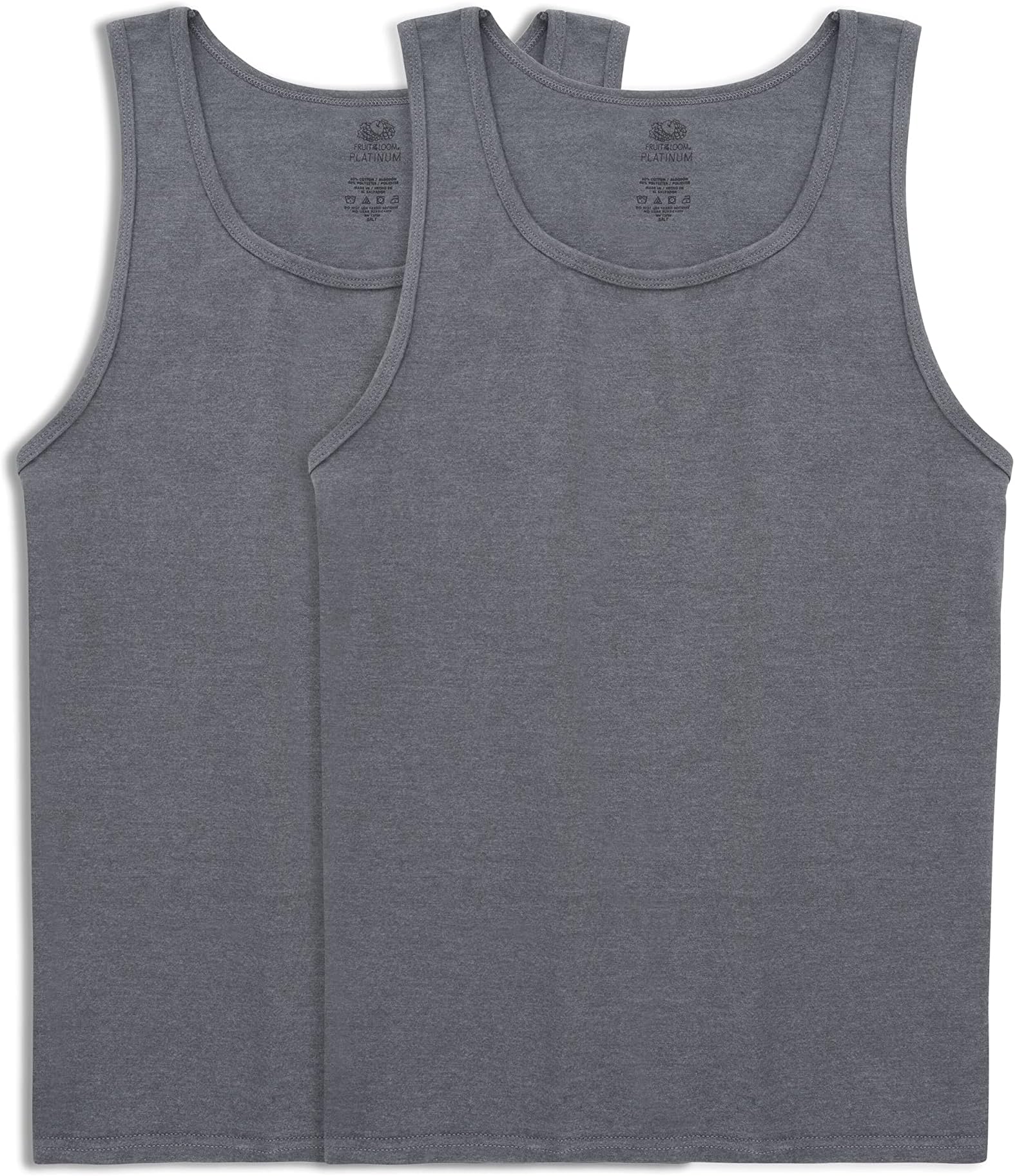Fruit of The Loom Men's Eversoft Cotton T-Shirts & Tank Tops (S-4xl) Shirt (Pack of 2)