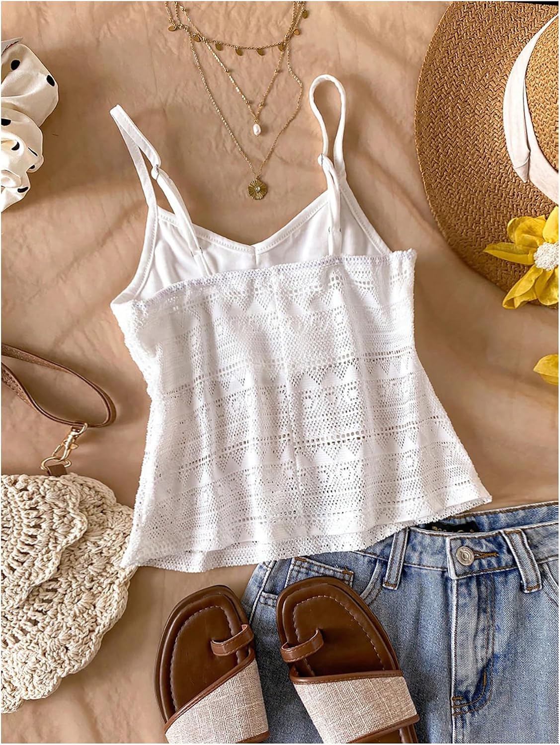 SOLY HUX Girl's Cute Summer Babydoll Tops Teen Clothes