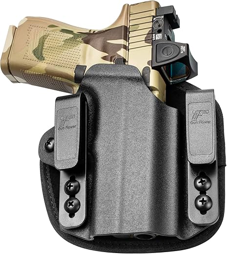 5-Pack 1.5 Inch 1.75 Inch Holster Clip for IWB & OWB Sheath | Kydex Holster | Fiber-Reinforced Polymer Belt Clips for Holsters
