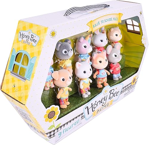 Miniatura 3 de Sunny Days Entertainment Honey Bee Acres Back to School Pals 9 figuras de muñeca en miniatura talla S