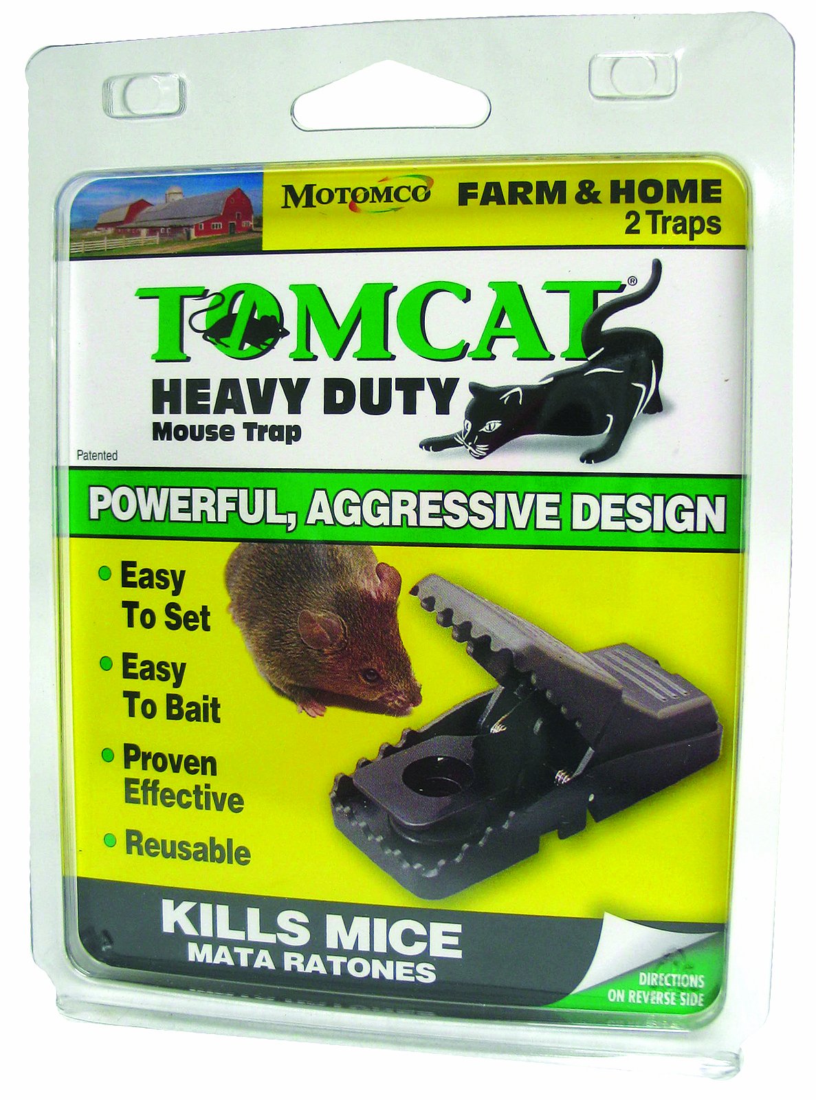 MotomcoD 33530 Tomcat Heavy Duty Mouse Trap