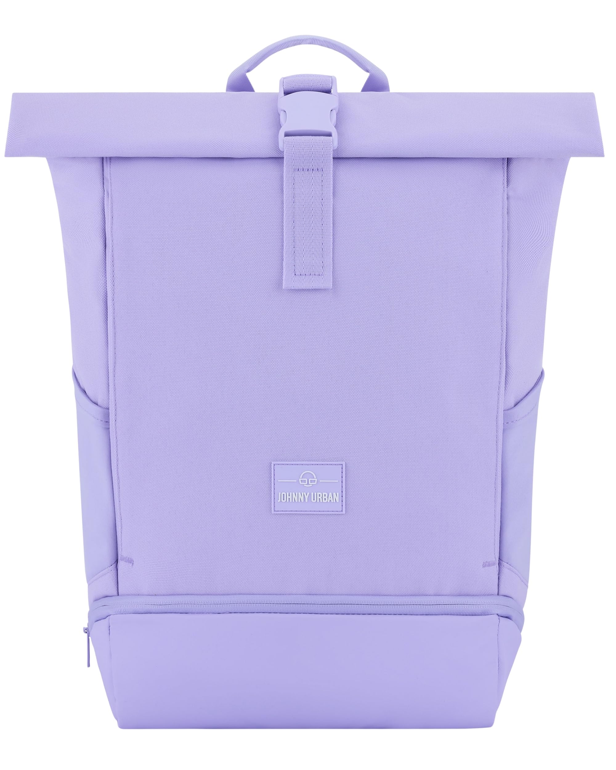 Johnny Urban Rucksack Damen & Herren Lila - Allen Medium - Rolltop Mit Laptopfach für Uni Fahrrad Business - 15L - Wasserabweisend