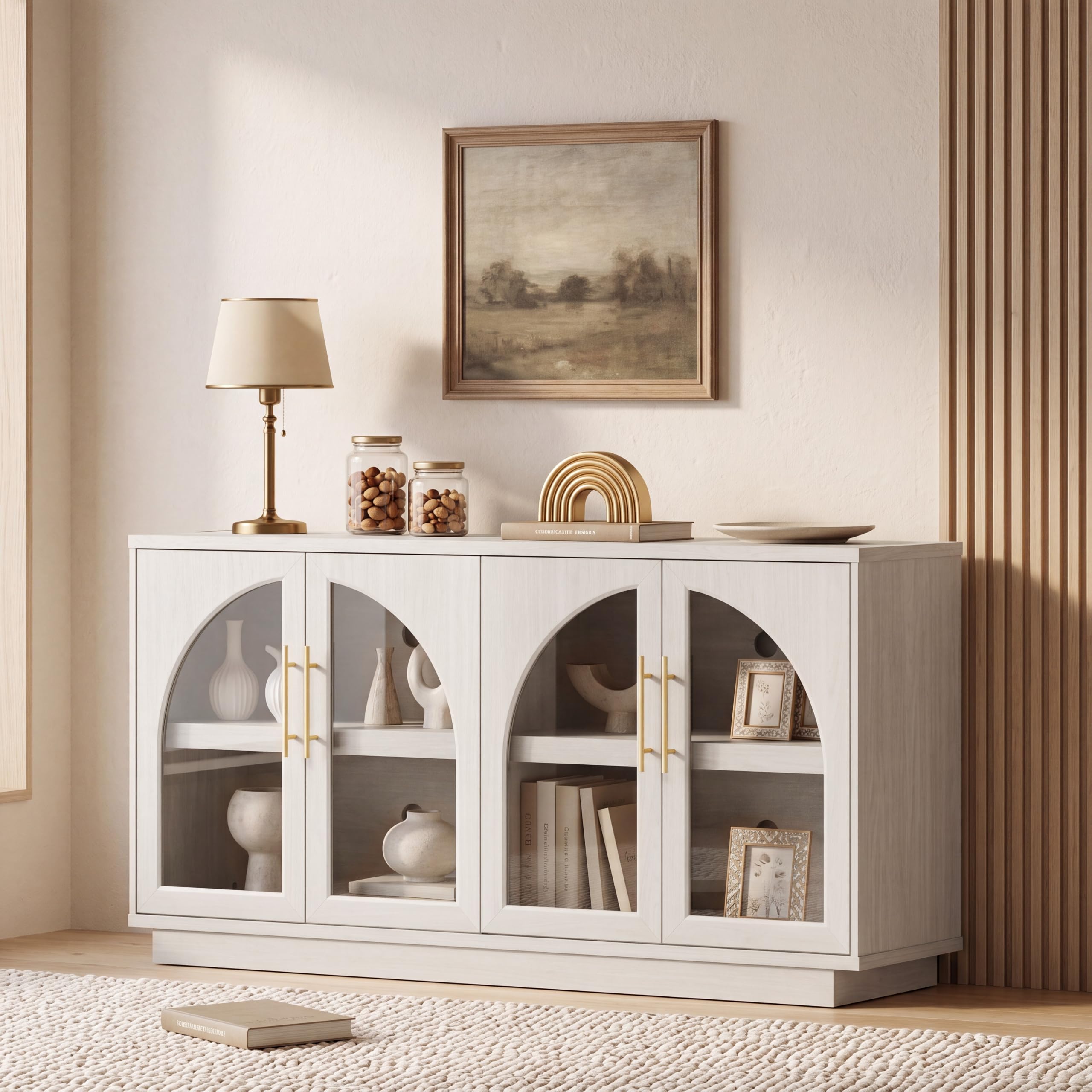 Fatmok 59" Arched White