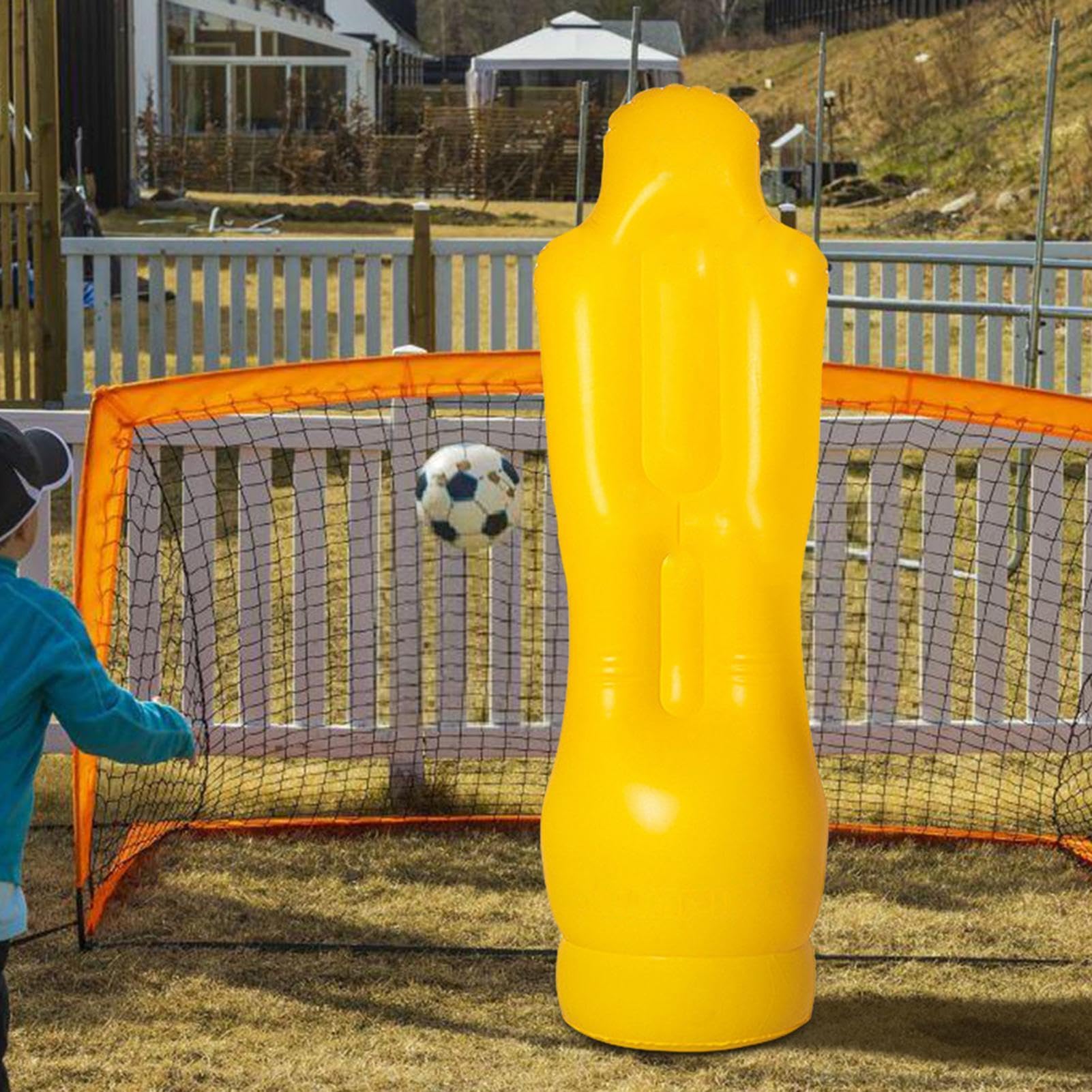 Manichino Calcistico Ad Aria Pallone Gonfiabile Per Esercizi | Portiere Per Allenamento Calcio