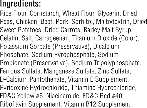 Miniatura 5 de DreamBone Mancuernas de triple sabor, dale a tu perro un masticable hecho con pollo y verduras reales