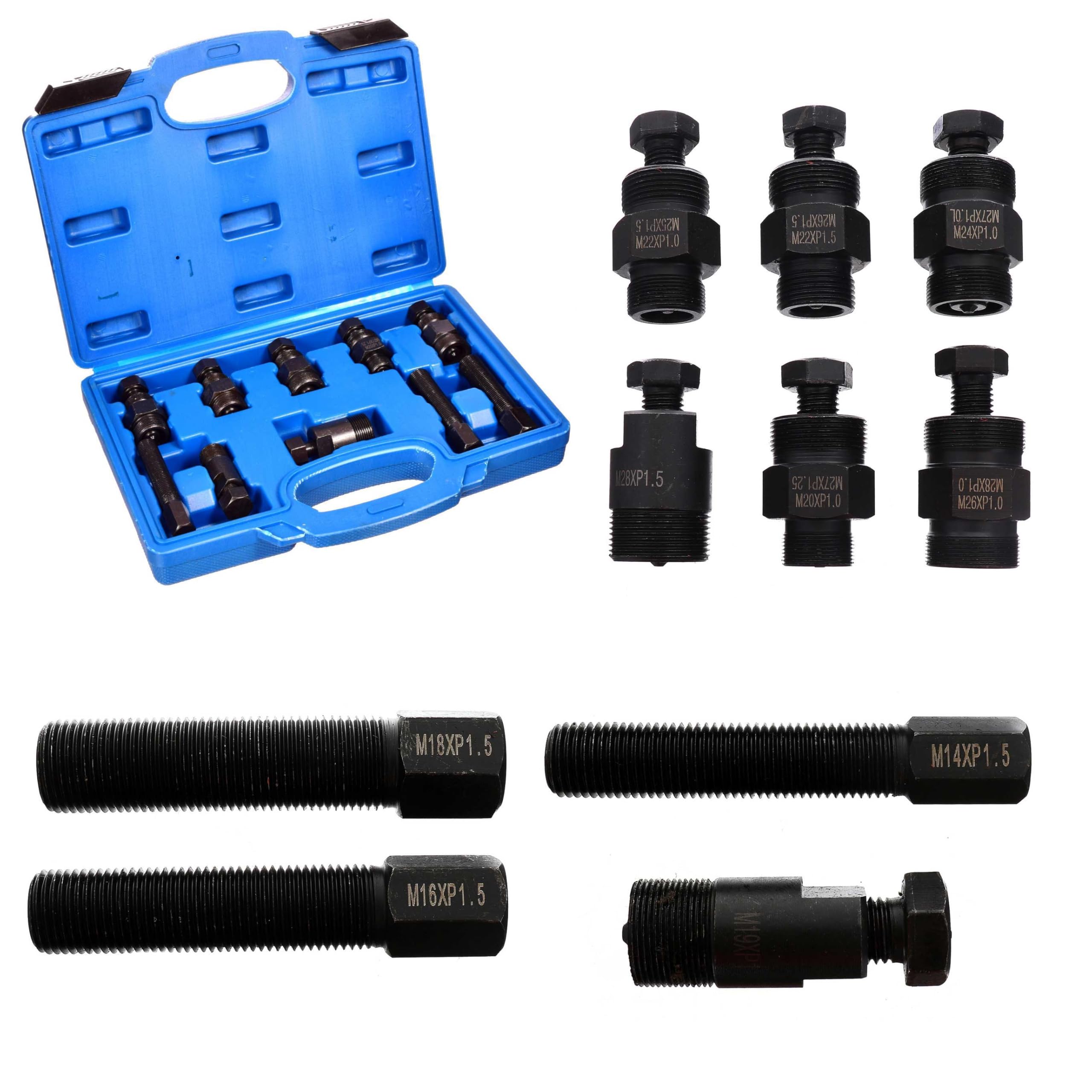 TC TECHNIC - Juego de extractores magnéticos de volante - Kit de extractores de volante para motocicletas, ciclomotores, scooters, quads - Acero de aleación resistente - 10 piezas