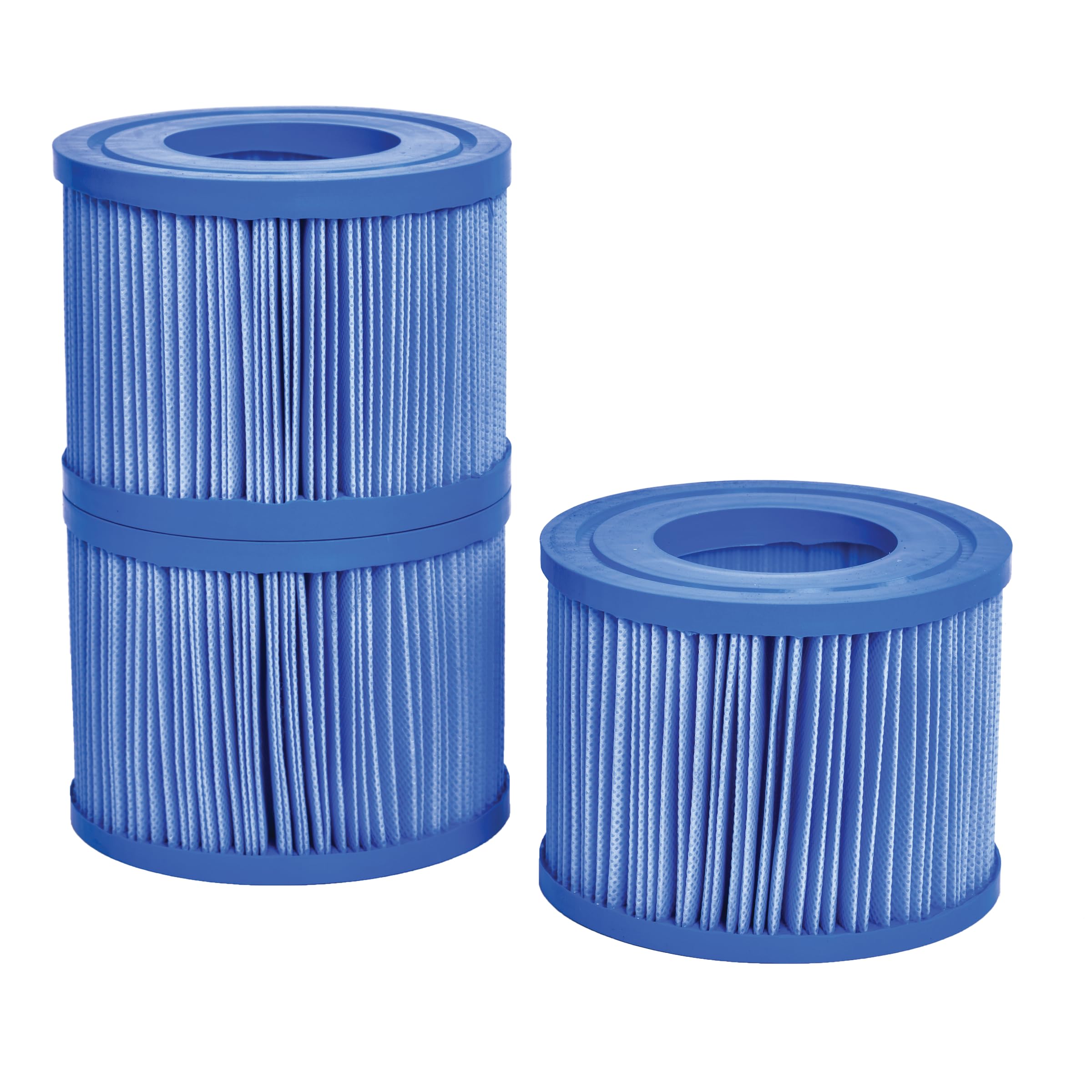 NetSpa Pack Entretien Spa, 3 Cartouches Filtrantes 10,5 x 8 cm + 20 Pastilles d'Oxygène Actif 20g