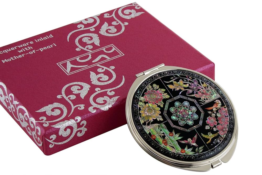 純銀製手鏡 エンブレムコンパクトミラー | LARME de LAPIN（ラルムドラパン）