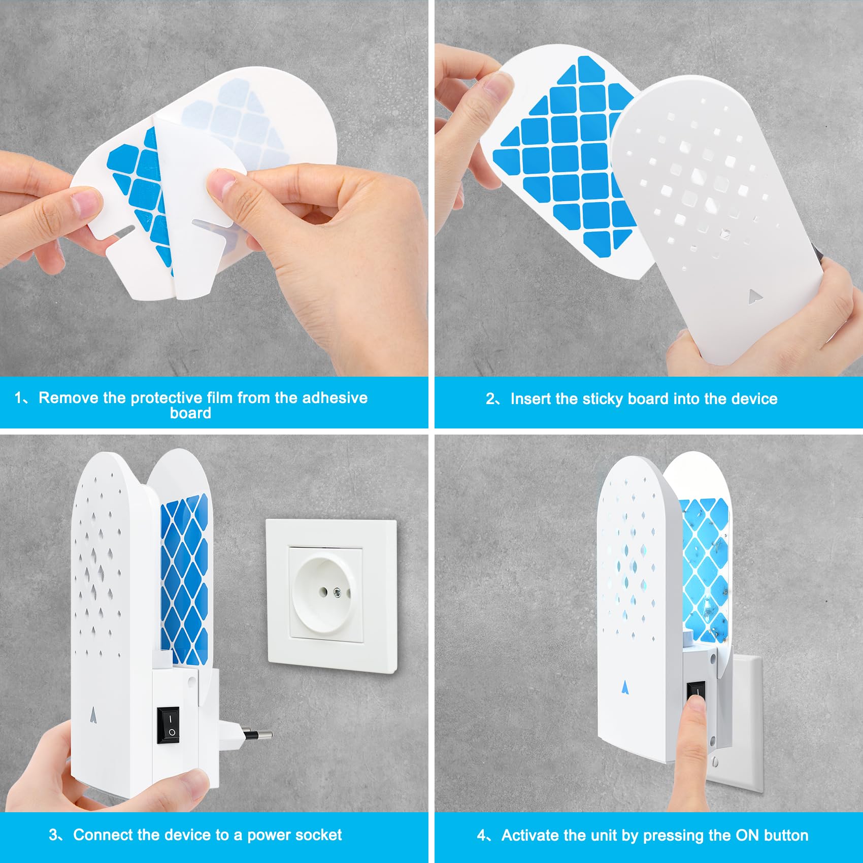 Lampe Anti Moustique Tue Mouche Electrique Piege a Mouche Attrape Mouche Exterieur Interieur sans Fil UV Lampe avec 5 Bleu Un Côté Morceaux Plaque Adhésives Fly Trap Appareil Tue Mouche Lampe Mouche Lampe Anti Moustique Tue Mouche Electrique Piege a Mouche Attrape Mouche Exterieur Interieur sans Fil UV Lampe avec 5 Bleu Un Côté Morceaux Plaque Adhésives Fly Trap Appareil Tue Mouche Lampe Mouche