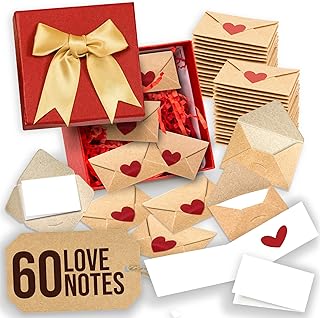 60 Blank Note Cards And Envelopes - Mini Envelopes With Blank Cards, Min...