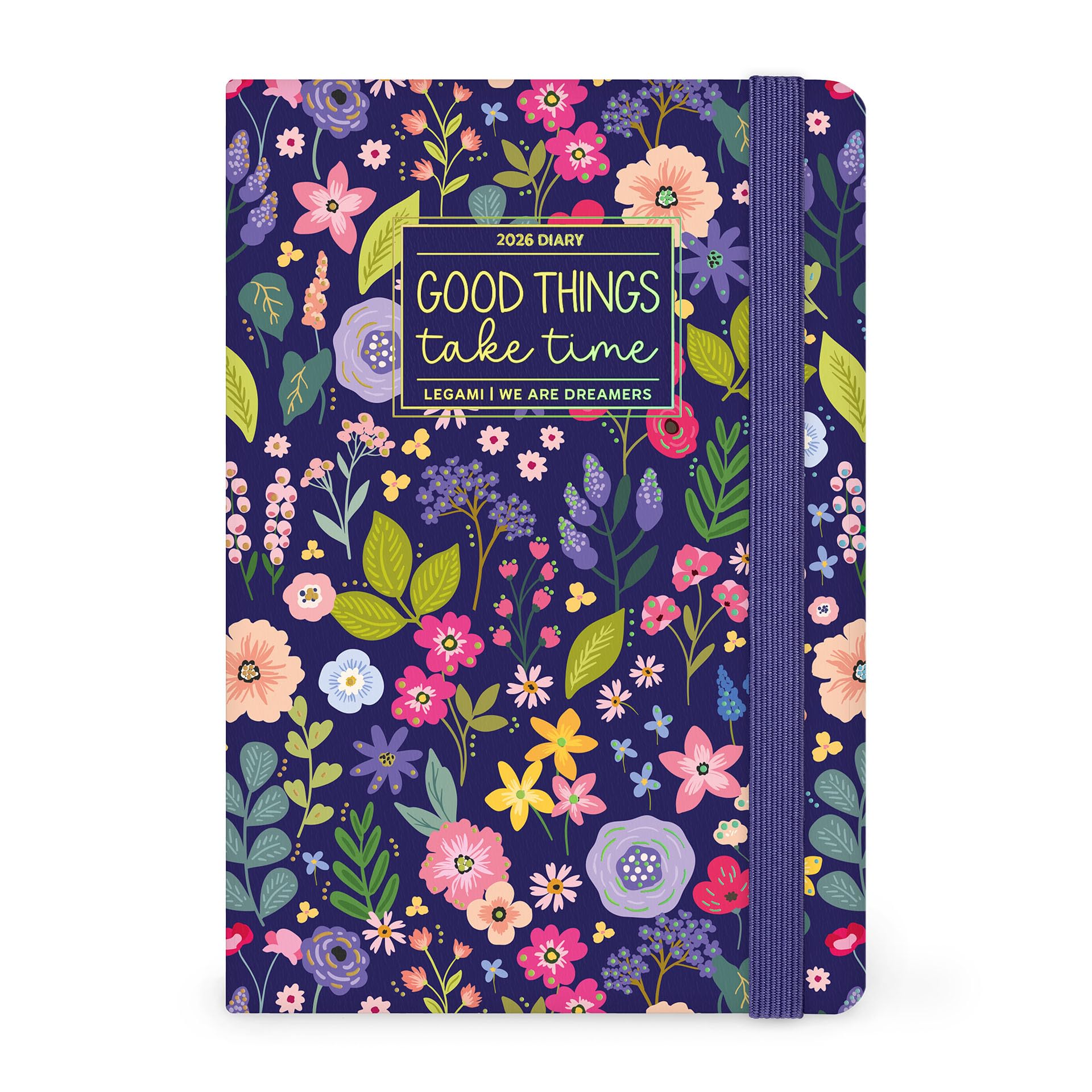 Legami Agenda Hebdomadaire Photographique Moyen 2026 Flowers - 12 Mois, 12x18 Cm, Papier FSC, Janvier à Décembre 2026