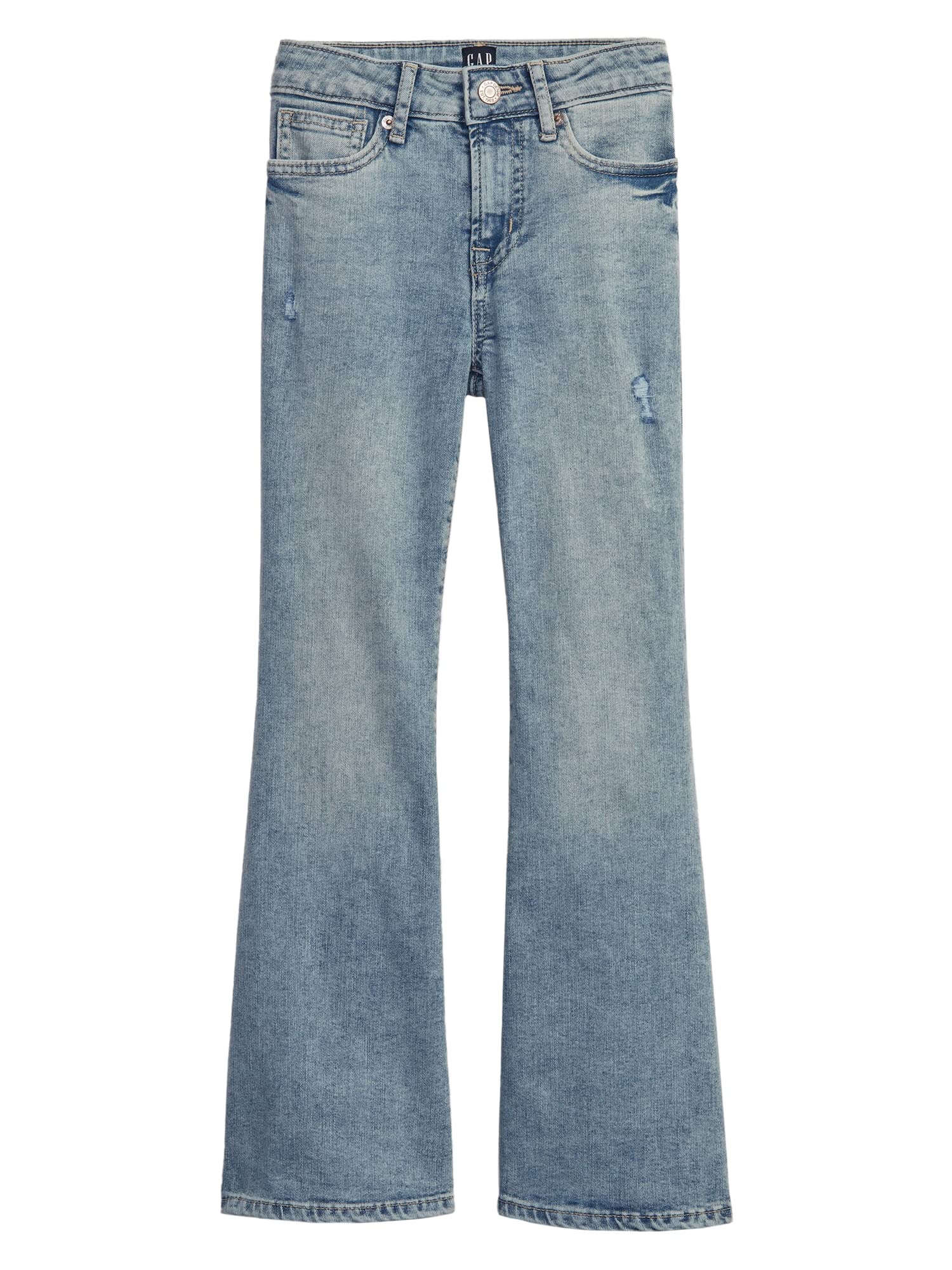 

                                                    GAP Girls High Rise Flare Jeans Light WASH 8