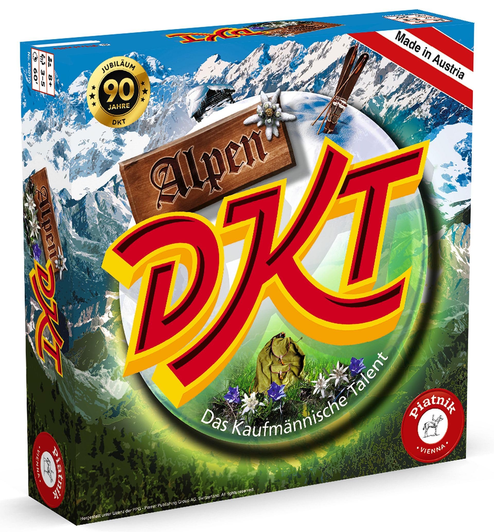 Piatnik 6301 "DKT - The Alps Board Game