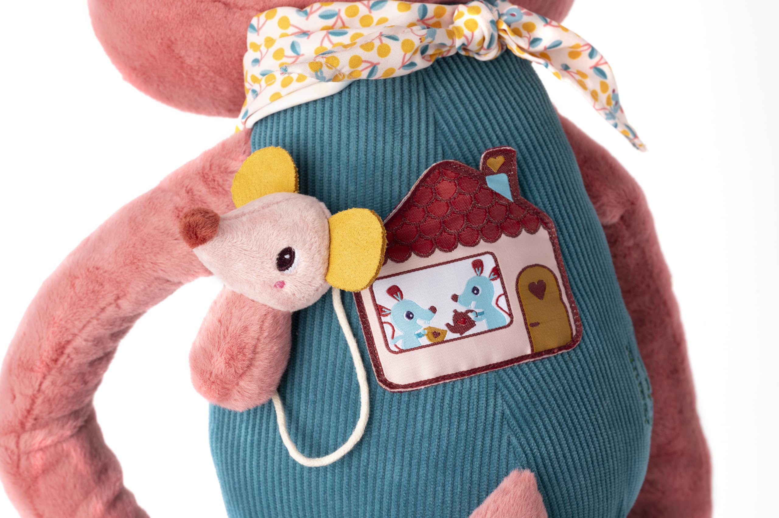 LILLIPUTIENS - Gatto di Peluche Maxi attività - Ideale per la Decorazione e Il Gioco della cameretta - Altezza 87 cm - Suoni e attività Multiple - Materiali Morbidi - 87 cm - da 6 Mesi